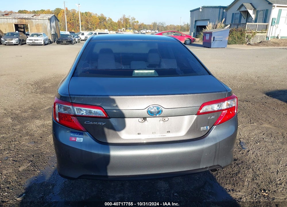 2013 TOYOTA CAMRY HYBRID LE VIN: 4T1BD1FK1DU077255