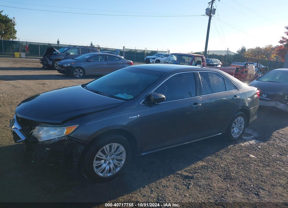 2013 TOYOTA CAMRY HYBRID LE VIN: 4T1BD1FK1DU077255