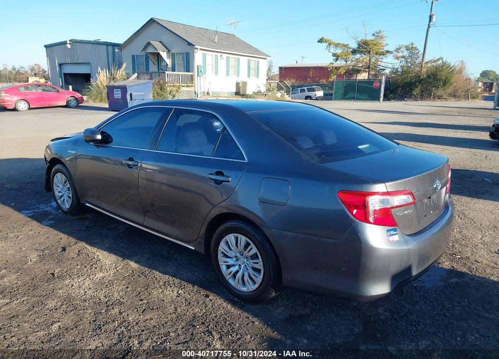 2013 TOYOTA CAMRY HYBRID LE VIN: 4T1BD1FK1DU077255