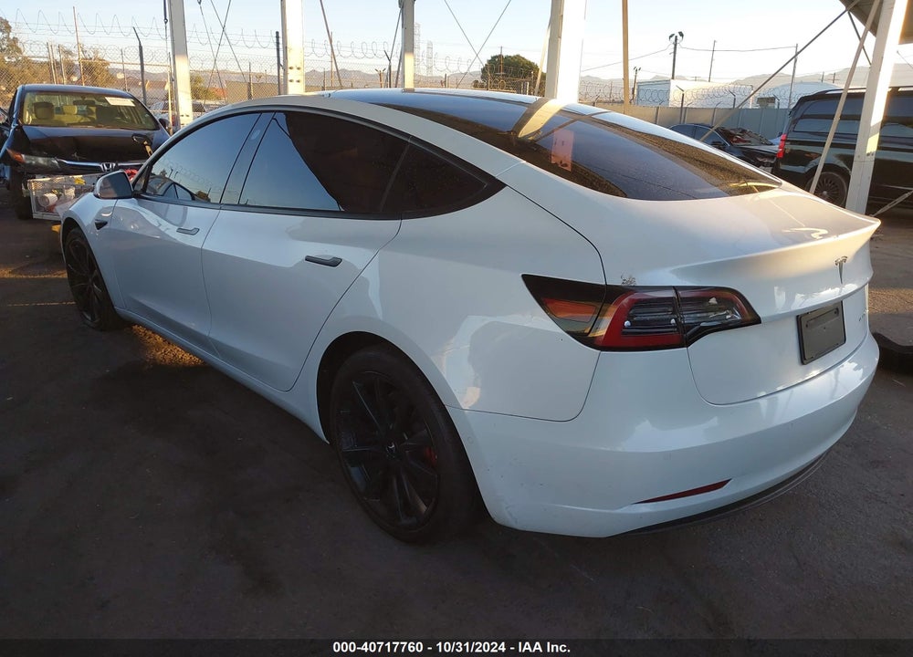 2019 TESLA MODEL 3 LONG RANGE/PERFORMANCE VIN: 5YJ3E1EB0KF434180