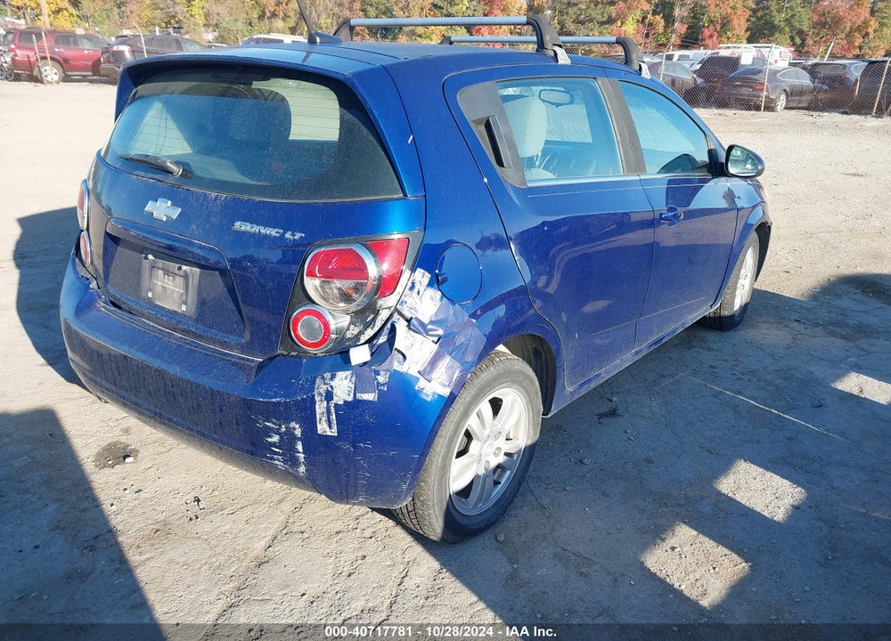 2014 CHEVROLET SONIC LT AUTO VIN: 1G1JC6SH1E4126362
