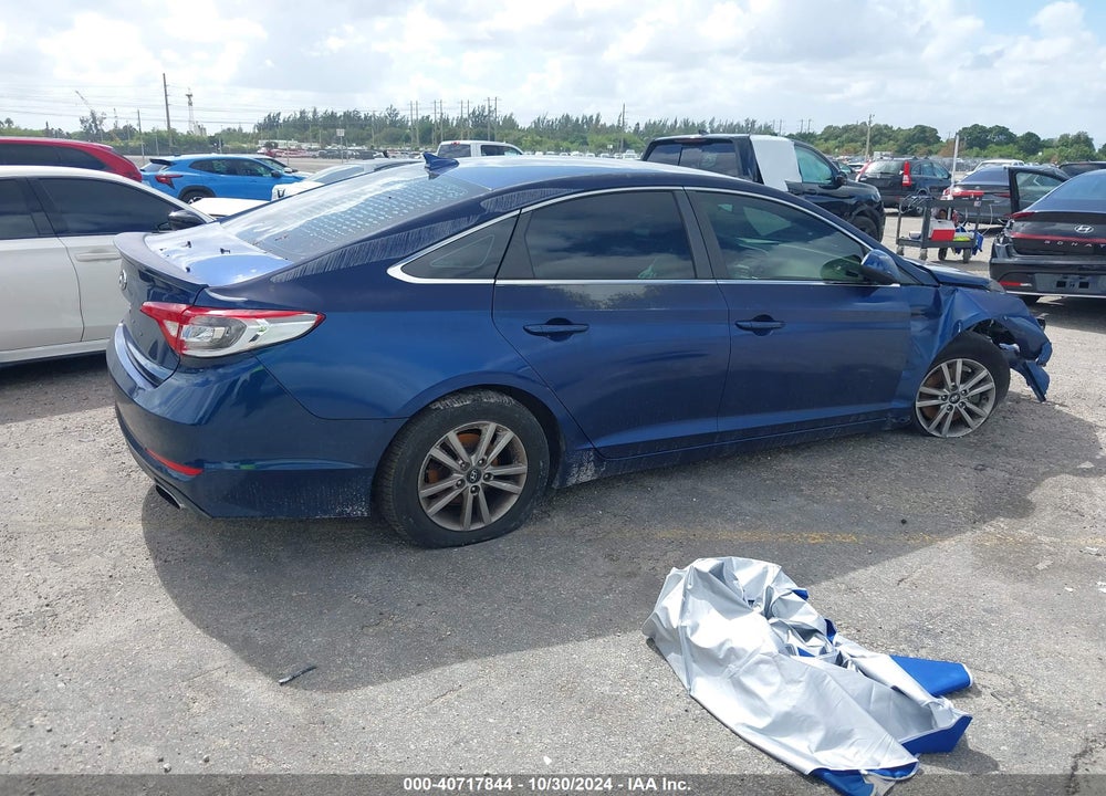 2017 HYUNDAI SONATA VIN: 5NPE24AFXHH563503