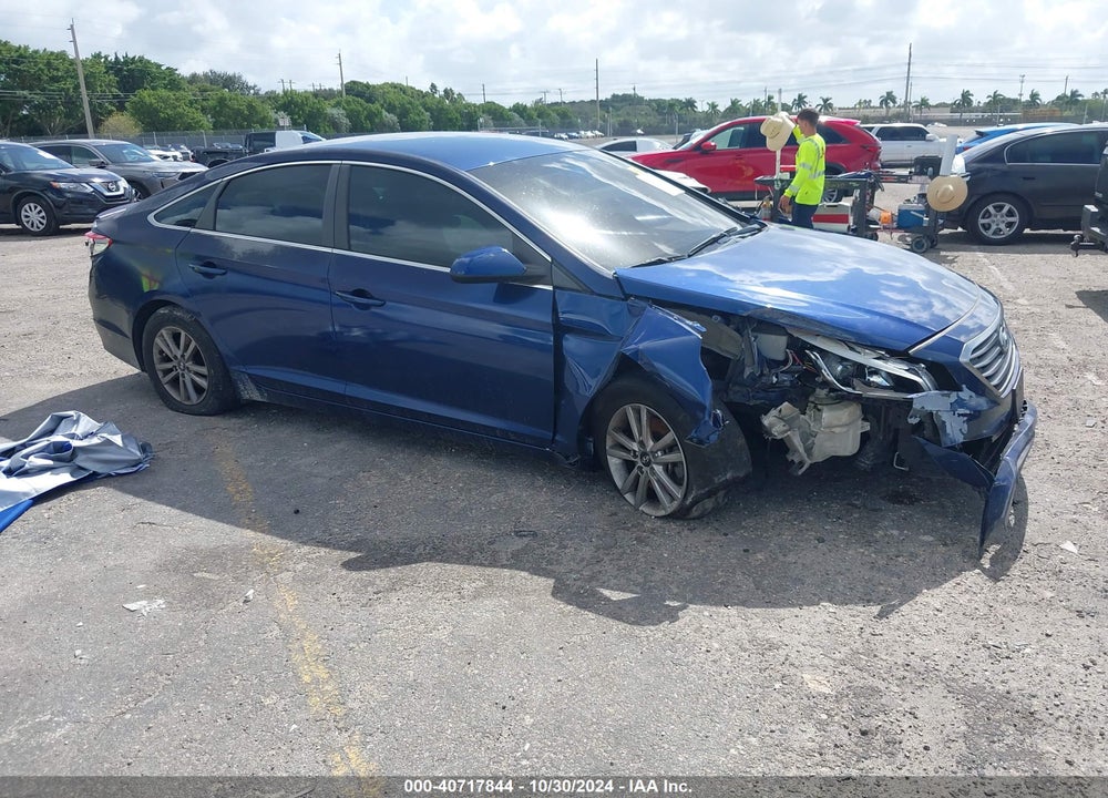 2017 HYUNDAI SONATA VIN: 5NPE24AFXHH563503