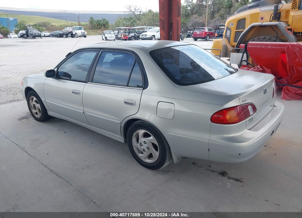 2000 TOYOTA COROLLA LE VIN: 2T1BR12E3YC321545