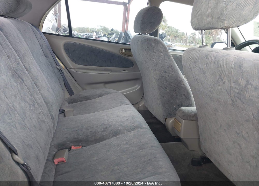 2000 TOYOTA COROLLA LE VIN: 2T1BR12E3YC321545