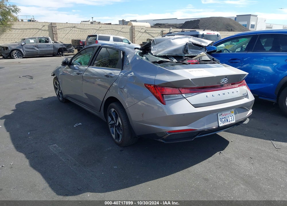 2023 HYUNDAI ELANTRA HYBRID LIMITED VIN: KMHLN4AJ0PU064499
