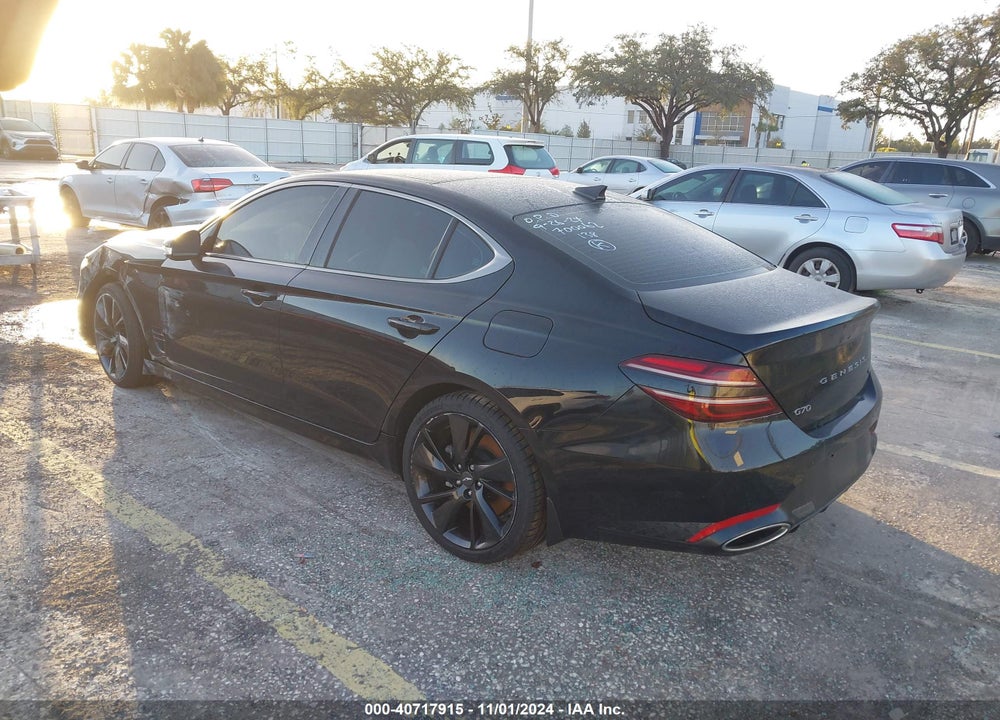 2023 GENESIS G70 3.3T RWD VIN: KMTG54TE8PU134385