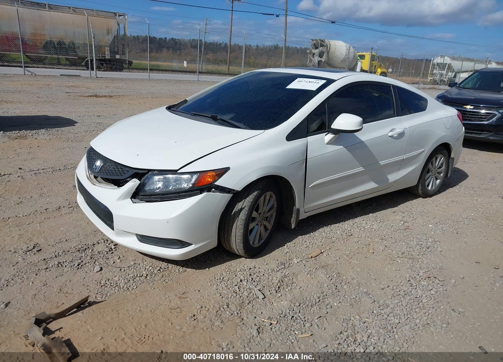 2012 HONDA CIVIC EX-L VIN: 2HGFG3B11CH549821
