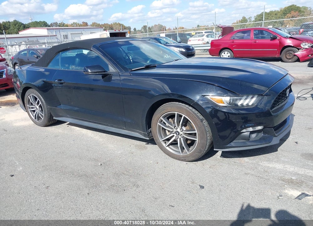 2017 FORD MUSTANG ECOBOOST PREMIUM VIN: 1FATP8UH3H5281870