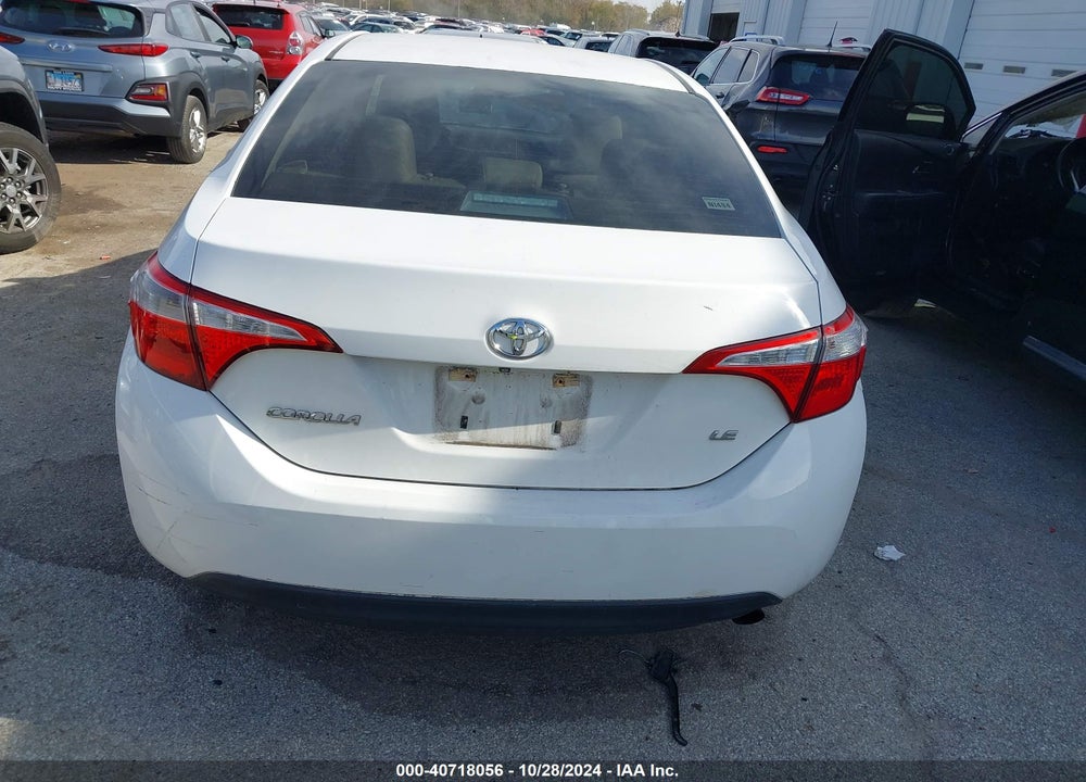 2015 TOYOTA COROLLA LE PLUS VIN: 5YFBURHE6FP245739