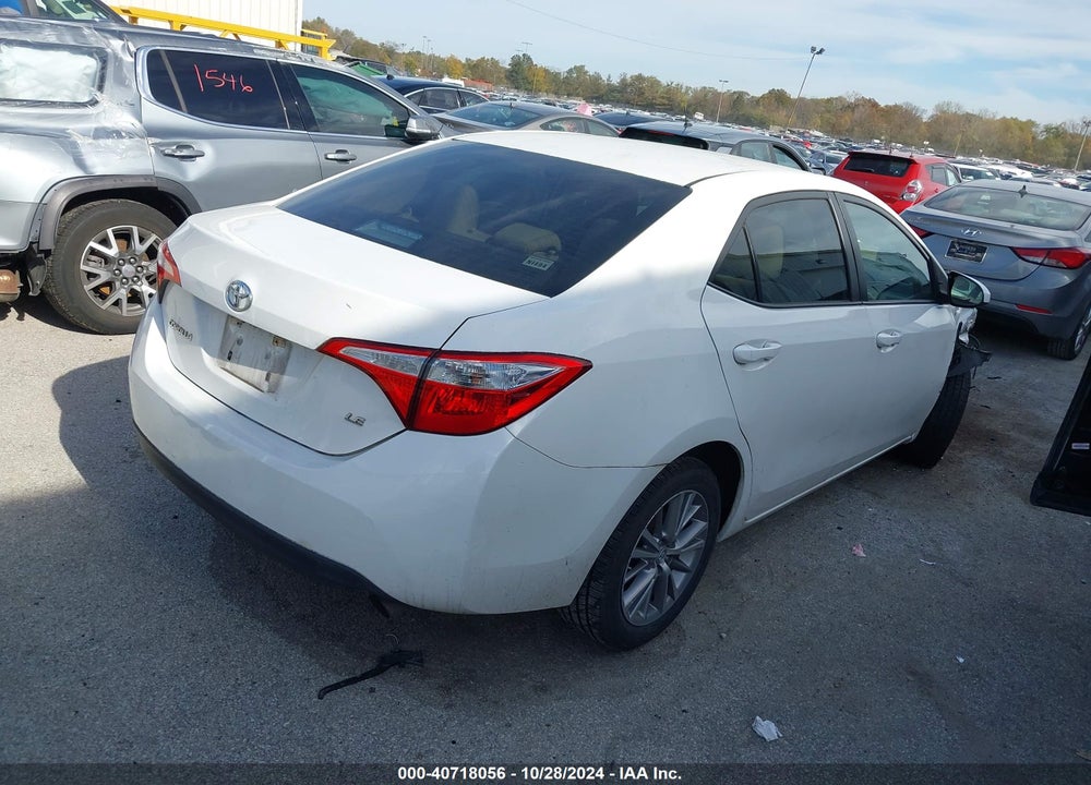 2015 TOYOTA COROLLA LE PLUS VIN: 5YFBURHE6FP245739