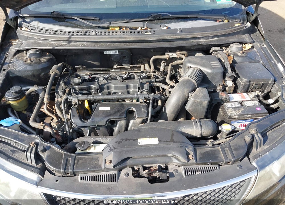 2010 KIA FORTE EX VIN: KNAFU4A26A5241830