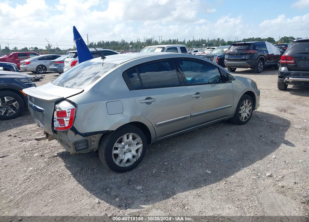 2012 NISSAN SENTRA 2.0 S VIN: 3N1AB6AP8CL722114