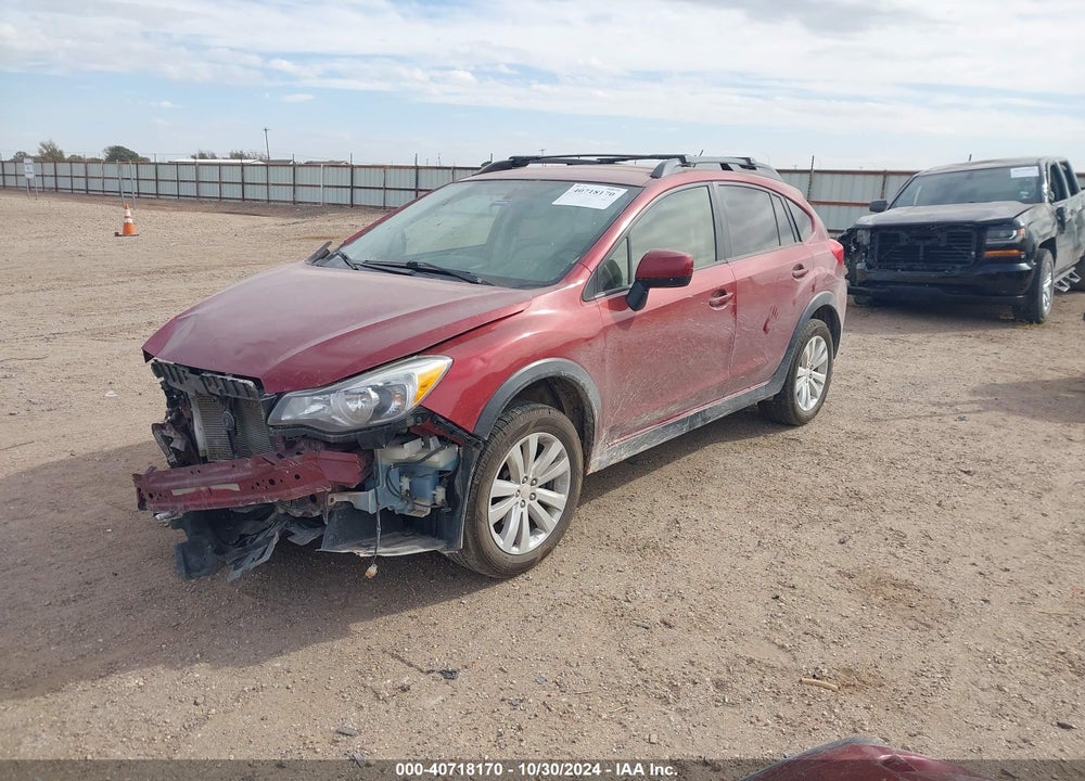 2014 SUBARU XV CROSSTREK 2.0I PREMIUM VIN: JF2GPACC1E8221526