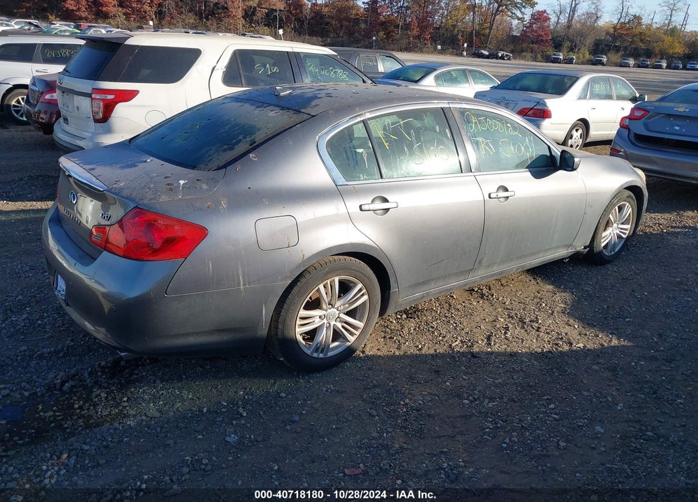 2012 INFINITI G37 JOURNEY VIN: JN1CV6AP2CM626758
