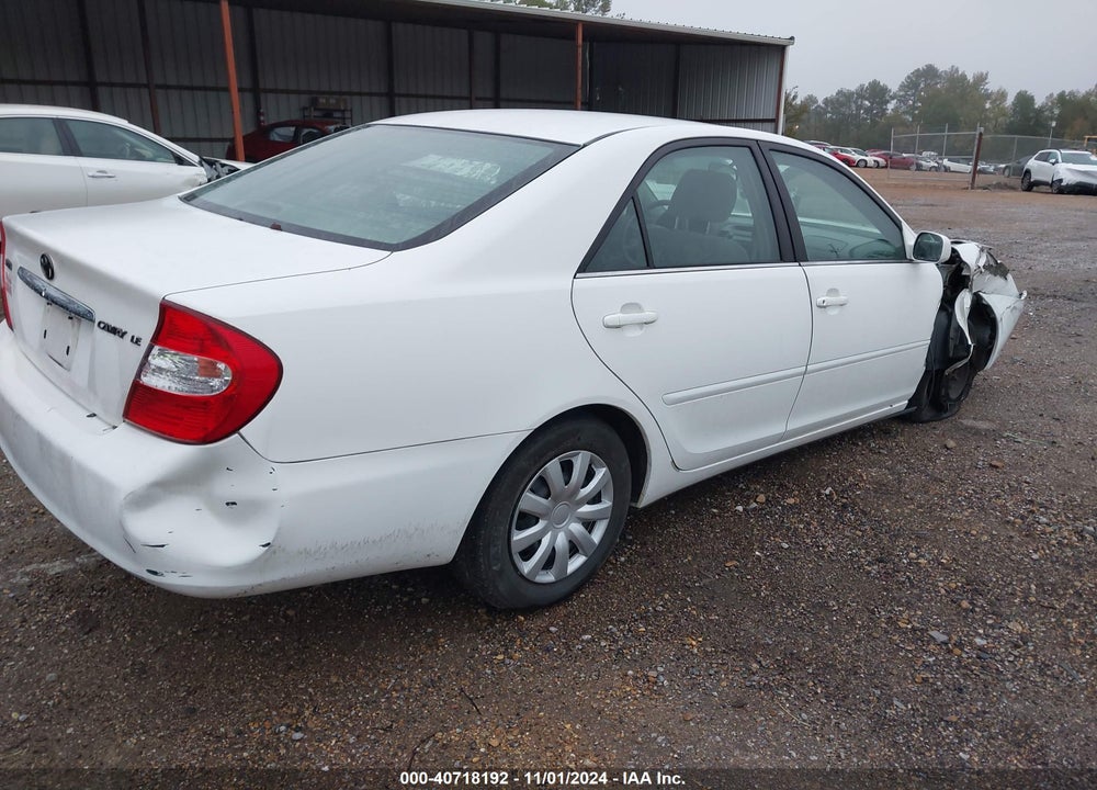 2004 TOYOTA CAMRY LE VIN: 4T1BE32K24U306976