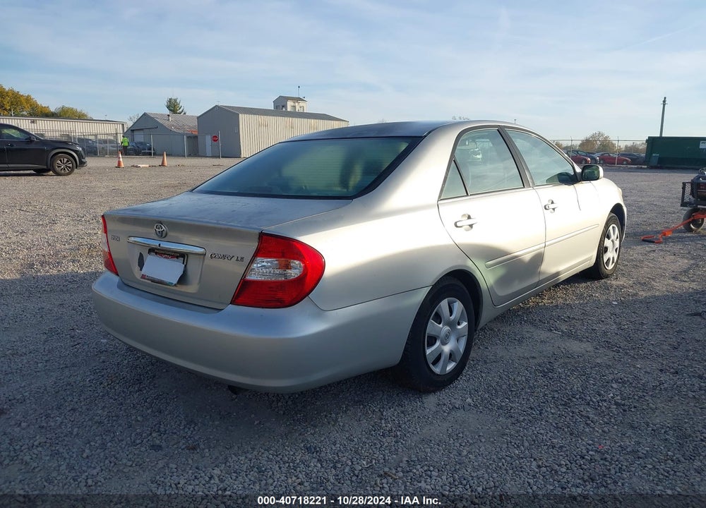 2004 TOYOTA CAMRY LE VIN: 4T1BE32K04U929559