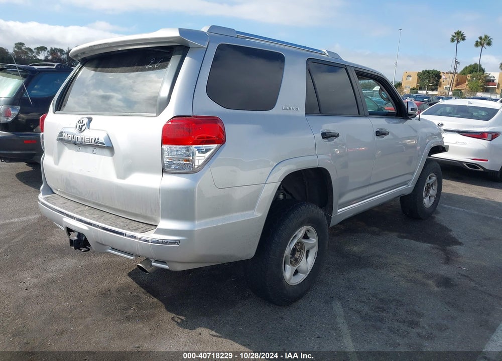 2012 TOYOTA 4RUNNER LIMITED VIN: JTEZU5JRXC5033564