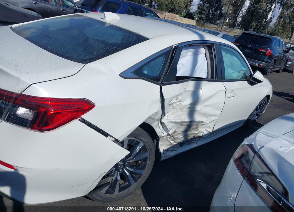 2022 HONDA CIVIC EX VIN: 2HGFE1F75NH319579