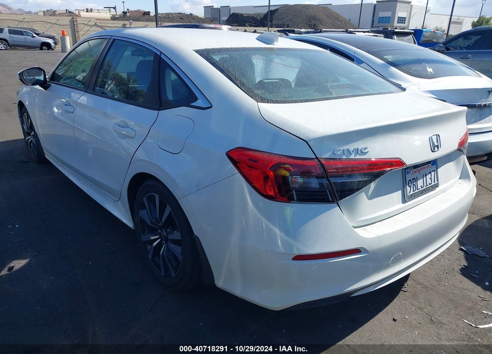 2022 HONDA CIVIC EX VIN: 2HGFE1F75NH319579