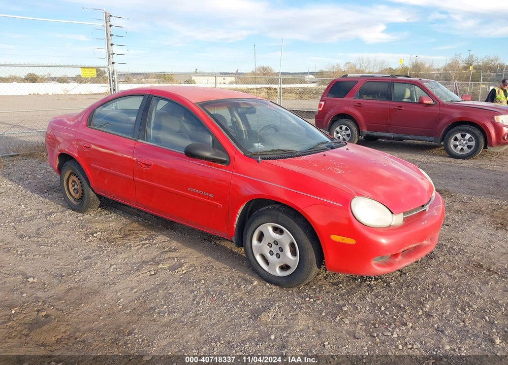 2000 DODGE NEON HIGHLINE VIN: 1B3ES46C7YD737081