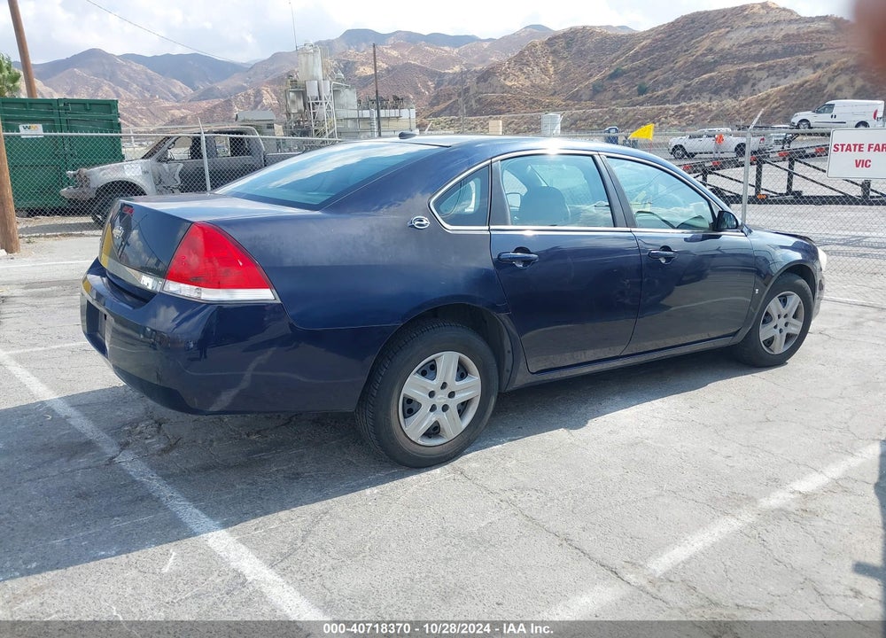 2008 CHEVROLET IMPALA LS VIN: 2G1WB58N089150668