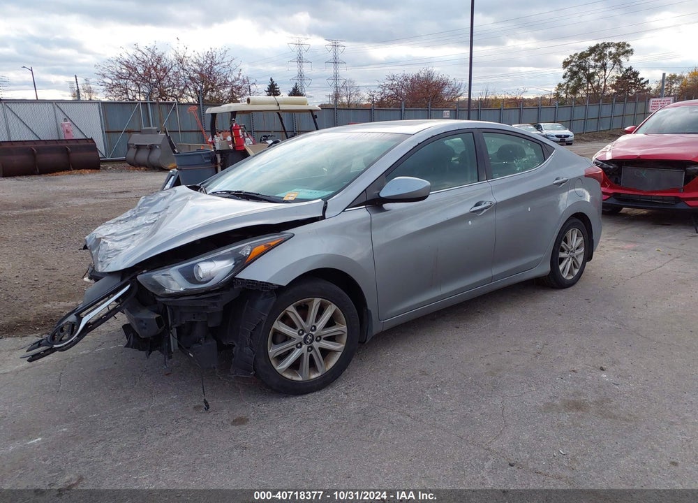 2015 HYUNDAI ELANTRA SE VIN: 5NPDH4AEXFH599058