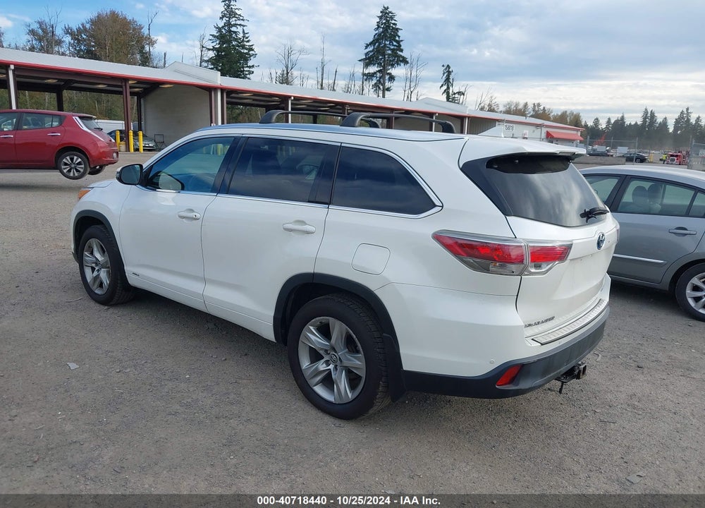 2016 TOYOTA HIGHLANDER HYBRID LIMITED PLATINUM V6 VIN: 5TDDCRFH1GS020419