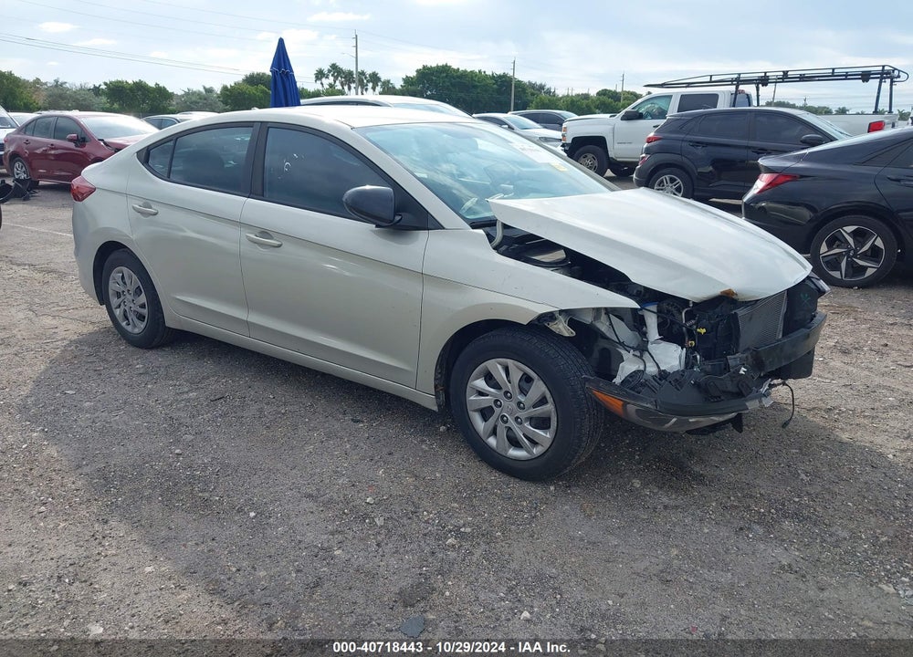 2017 HYUNDAI ELANTRA SE VIN: KMHD74LF2HU061953