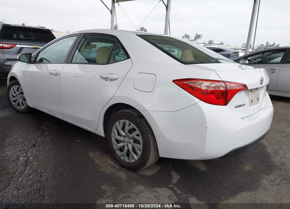 2019 TOYOTA COROLLA LE VIN: 5YFBURHEXKP928425