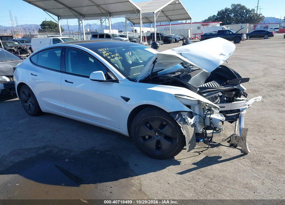 2021 TESLA MODEL 3 STANDARD RANGE PLUS REAR-WHEEL DRIVE VIN: 5YJ3E1EA0MF017491