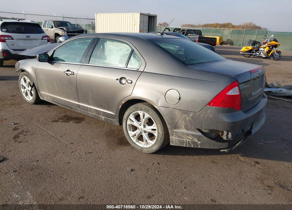 2012 FORD FUSION VIN: 3FAHP0HA0CR365056
