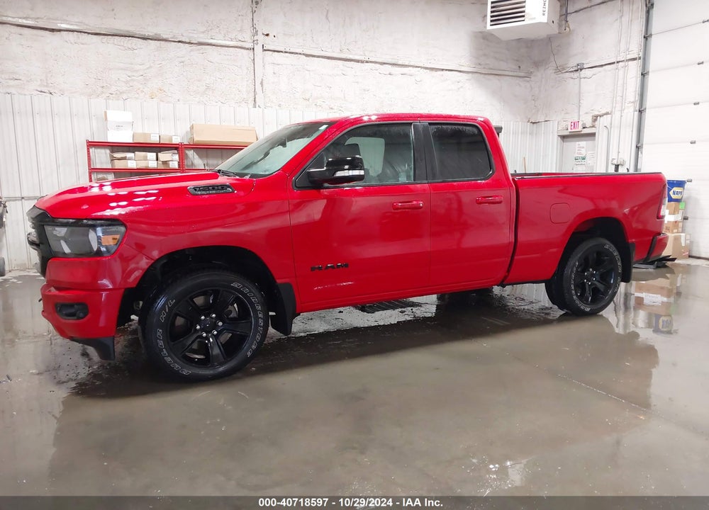 2021 RAM 1500 BIG HORN 4X4 6'4 BOX VIN: 1C6SRFBT8MN724124