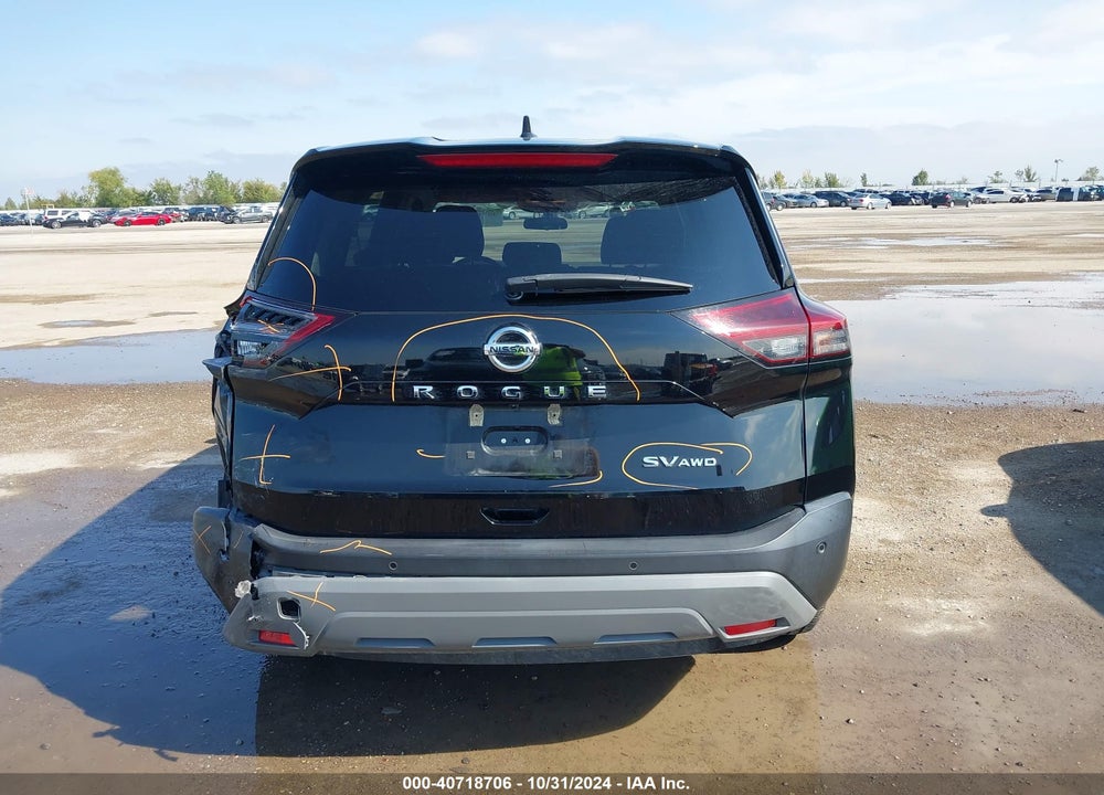 2021 NISSAN ROGUE SV INTELLIGENT AWD VIN: 5N1AT3BB5MC783554