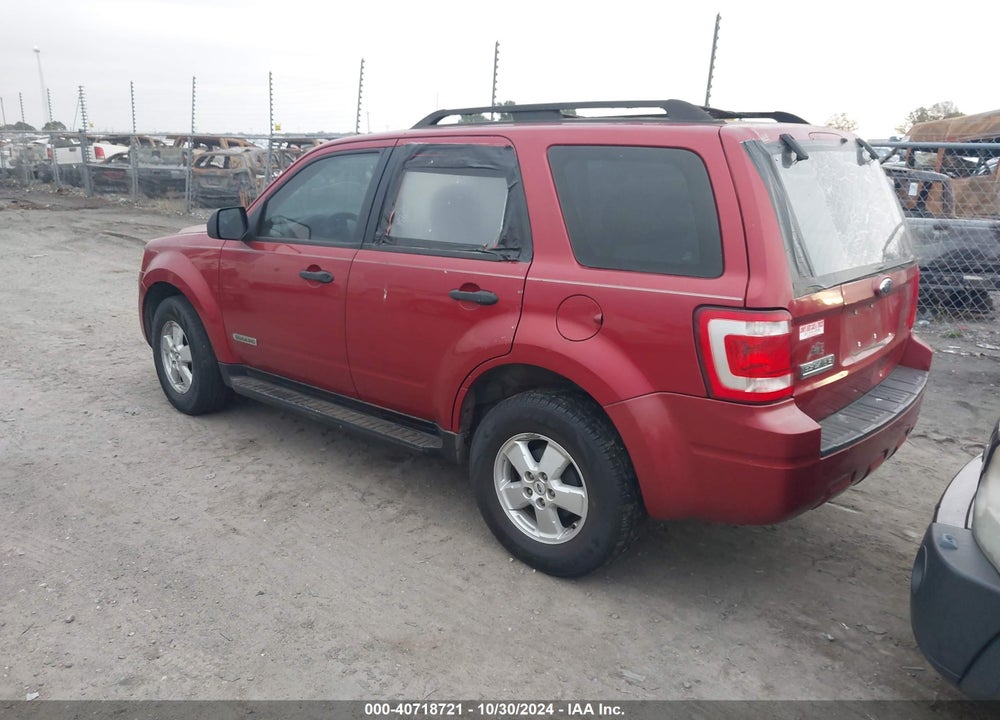 2008 FORD ESCAPE XLS/XLS MANUAL VIN: 1FMCU02Z18KE10587