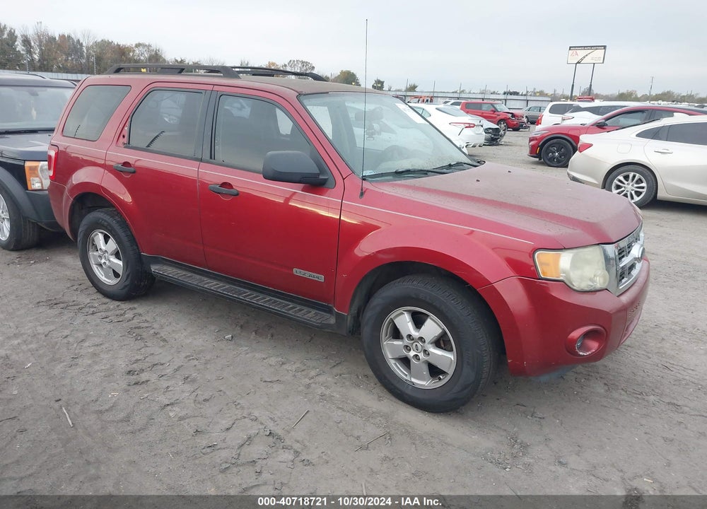 2008 FORD ESCAPE XLS/XLS MANUAL VIN: 1FMCU02Z18KE10587