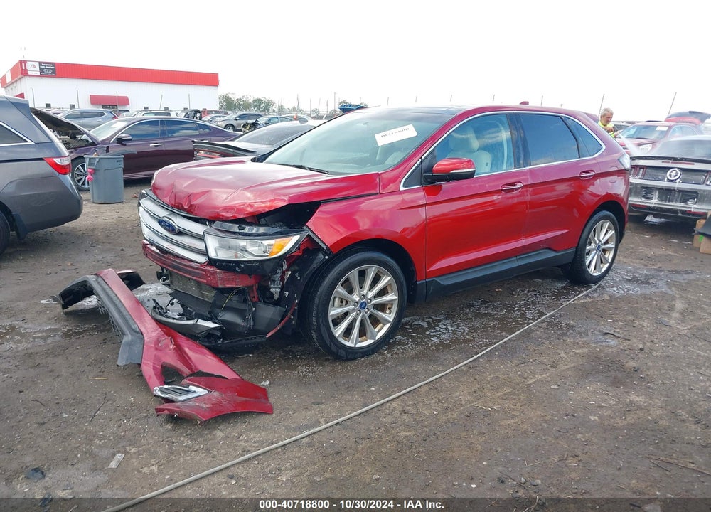 2018 FORD EDGE TITANIUM VIN: 2FMPK3K81JBC53658