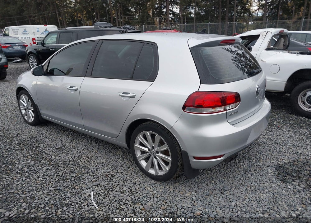 2013 VOLKSWAGEN GOLF 2.0L TDI 4-DOOR VIN: WVWDM7AJ1DW134864