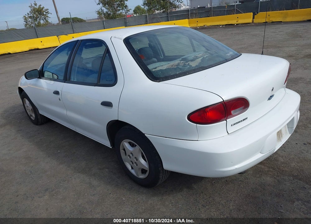 2001 CHEVROLET CAVALIER VIN: 1G1JC524X17113643