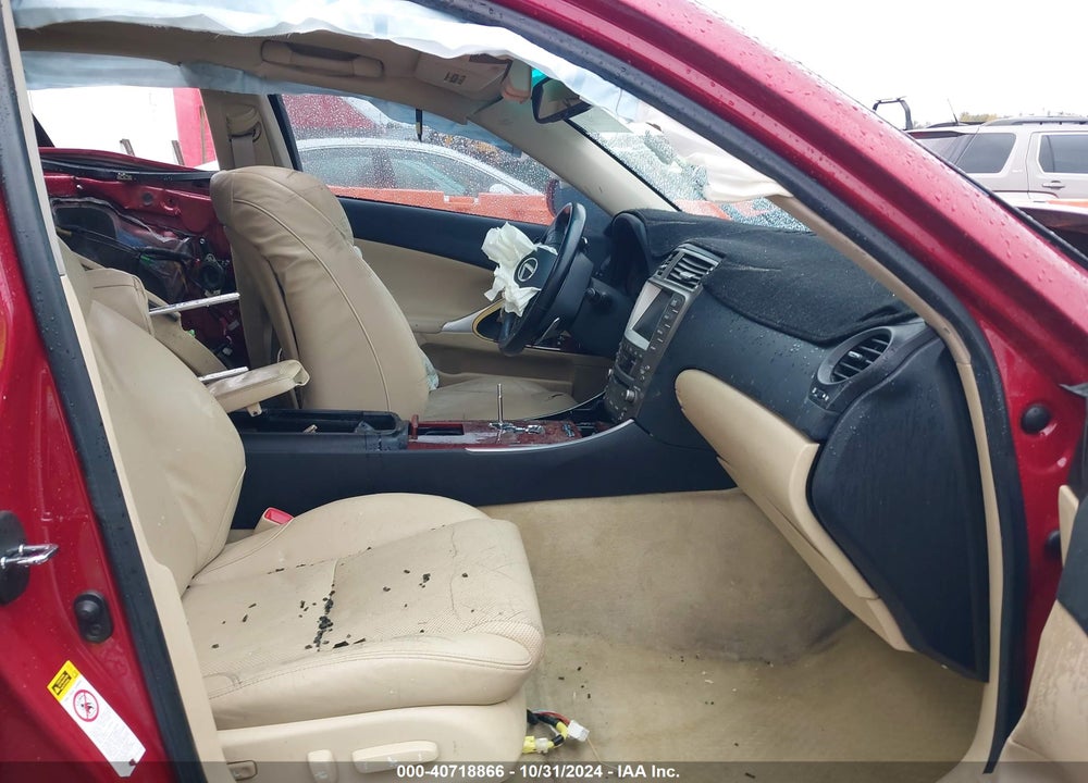 2007 LEXUS IS 250 VIN: JTHBK262975048602