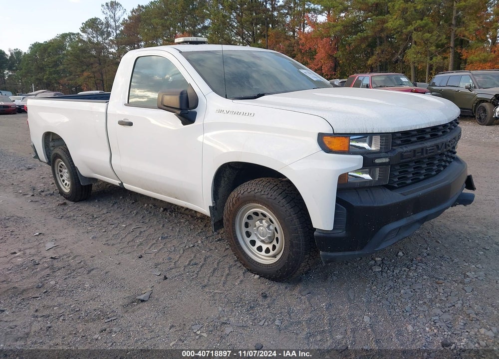 2019 CHEVROLET SILVERADO 1500 WORK TRUCK VIN: 3GCNWAEH4KG105910