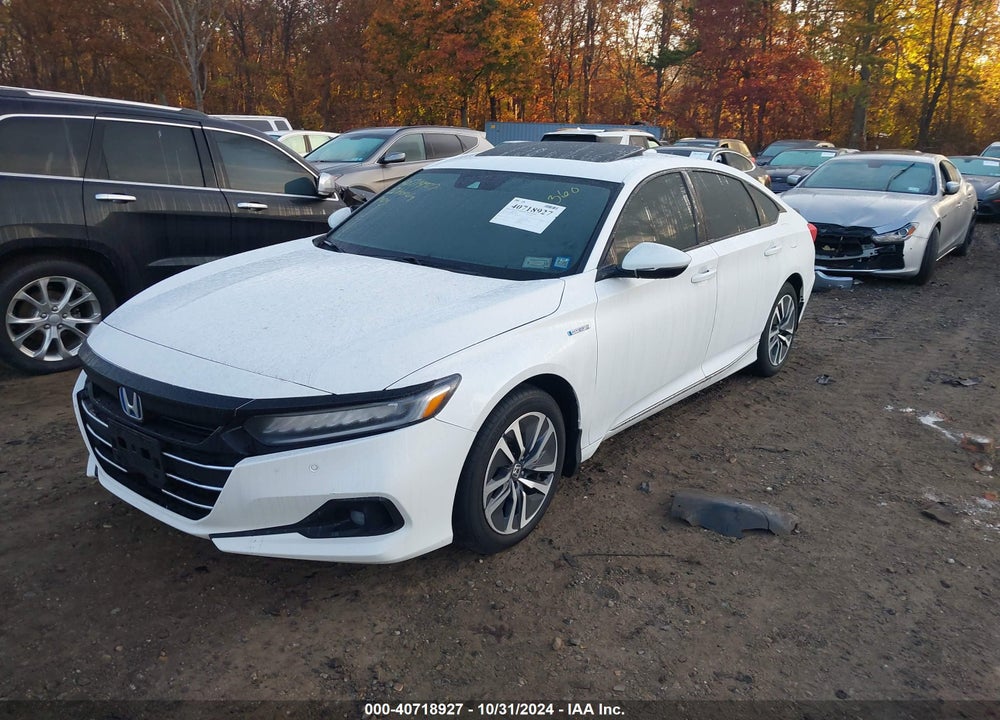 2022 HONDA ACCORD HYBRID EX-L VIN: 1HGCV3F5XNA020536
