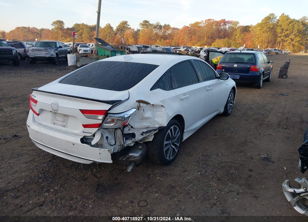 2022 HONDA ACCORD HYBRID EX-L VIN: 1HGCV3F5XNA020536