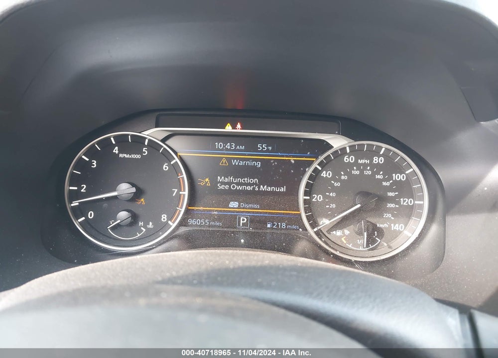 2021 NISSAN ALTIMA SV FWD VIN: 1N4BL4DVXMN329476