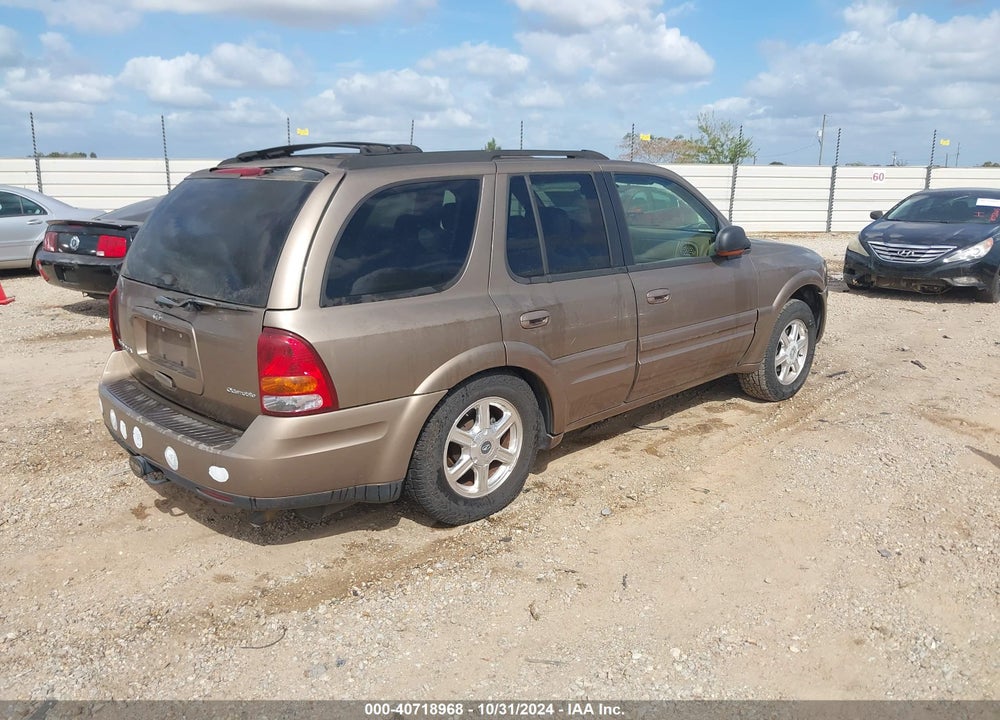 2002 OLDSMOBILE BRAVADA BASE (DISCONTINUED) VIN: 1GHDS13S322331493