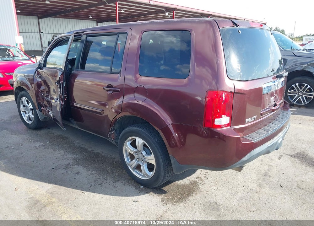 2012 HONDA PILOT EX-L VIN: 5FNYF3H65CB022979