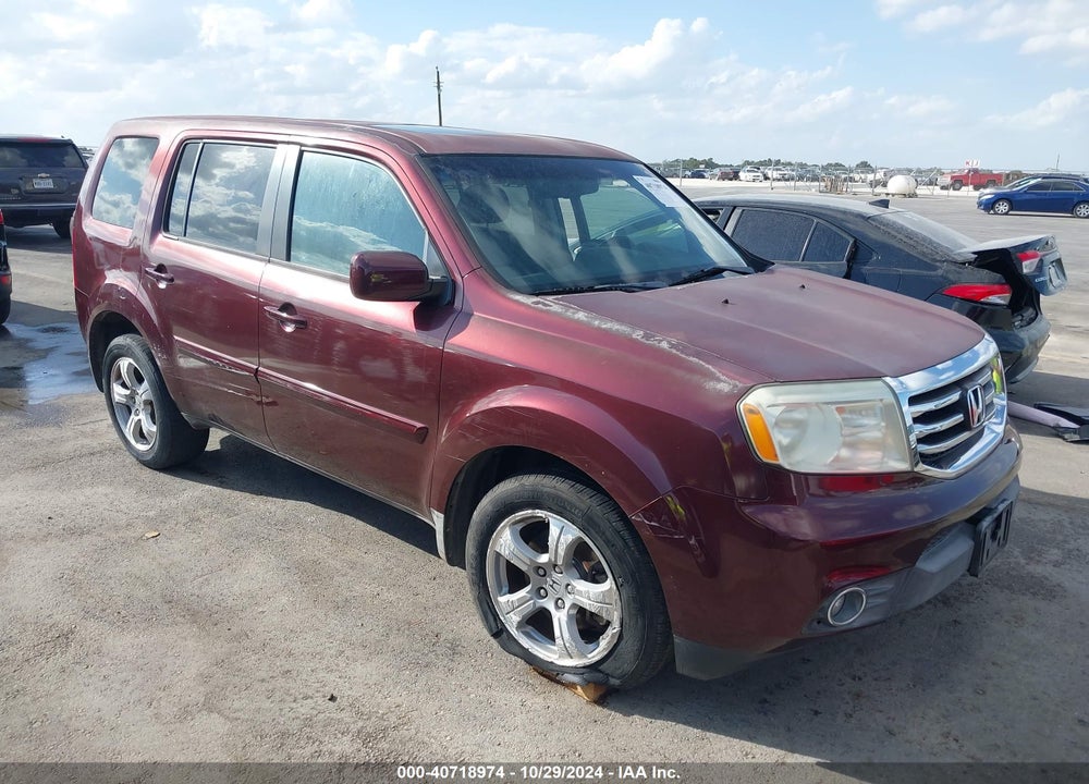 2012 HONDA PILOT EX-L VIN: 5FNYF3H65CB022979