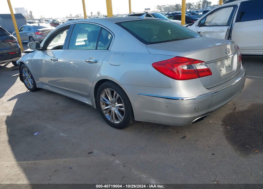2012 HYUNDAI GENESIS 3.8L VIN: KMHGC4DD9CU207831