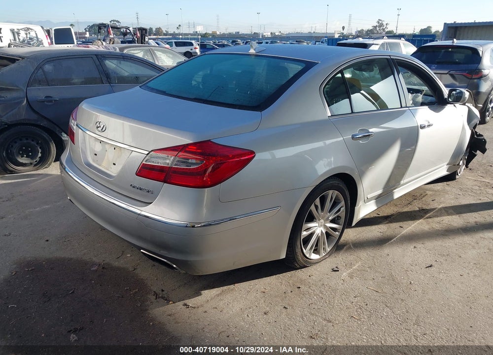 2012 HYUNDAI GENESIS 3.8L VIN: KMHGC4DD9CU207831