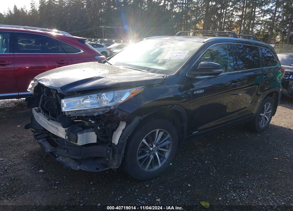 2017 TOYOTA HIGHLANDER HYBRID XLE VIN: 5TDJGRFHXHS025675